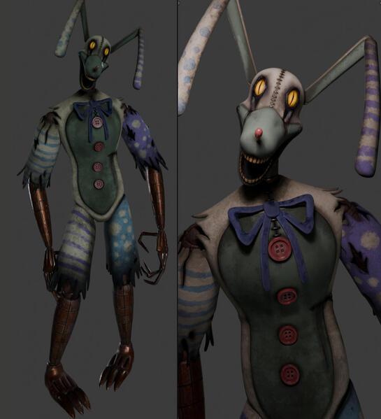 " mortality " | MODEL made by Ethan Dalton, character belongs to "Martin walls" - The Walten files