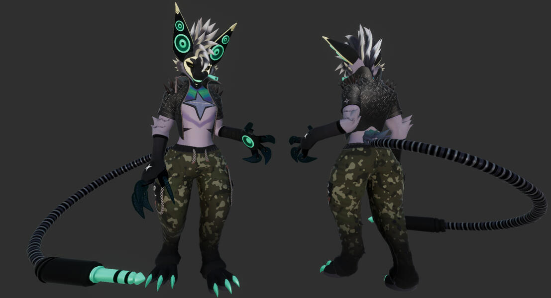 " vicodin " | my other fursona! model by Vivi