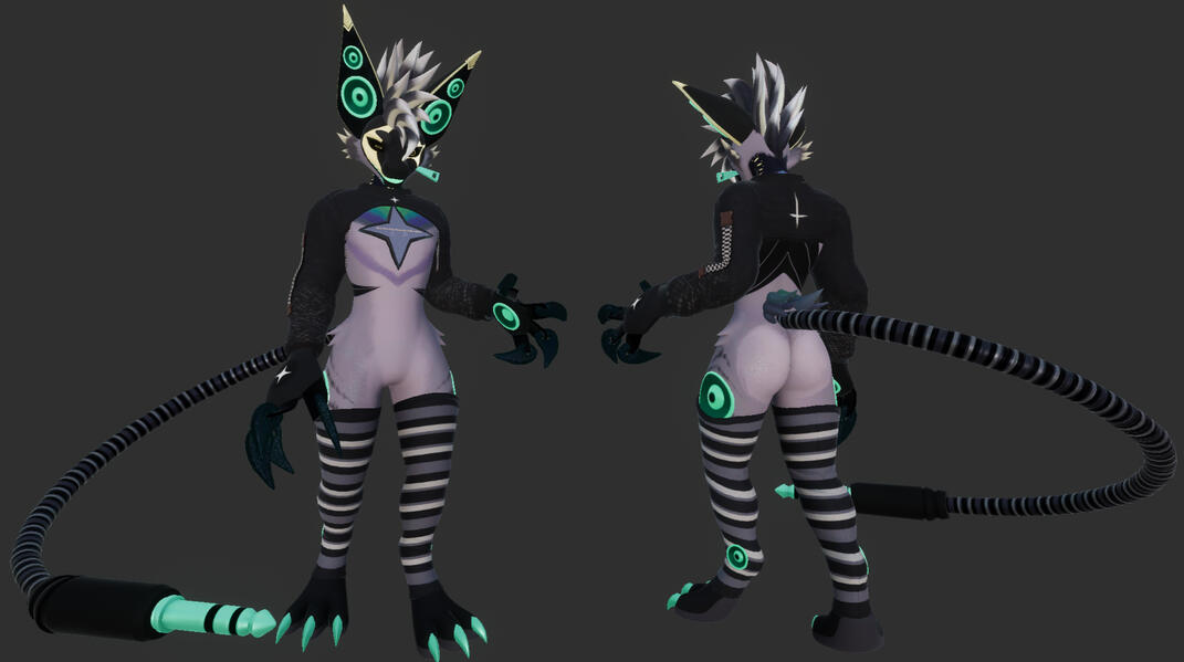 " vicodin " | my other fursona! model by Vivi